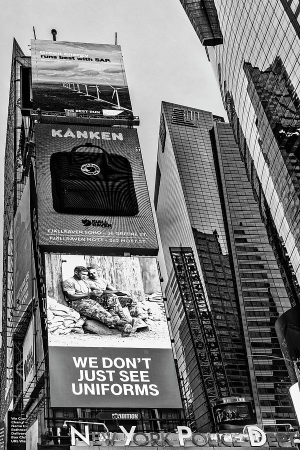 Times Square NYPD NYC #1 Photograph by Susan Candelario