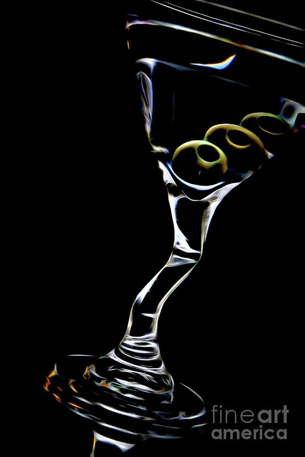 Martini Digital Art - Tipsy Martini by Chris Mautz Martini Digital Art - Tipsy Martini by Chris Mautz