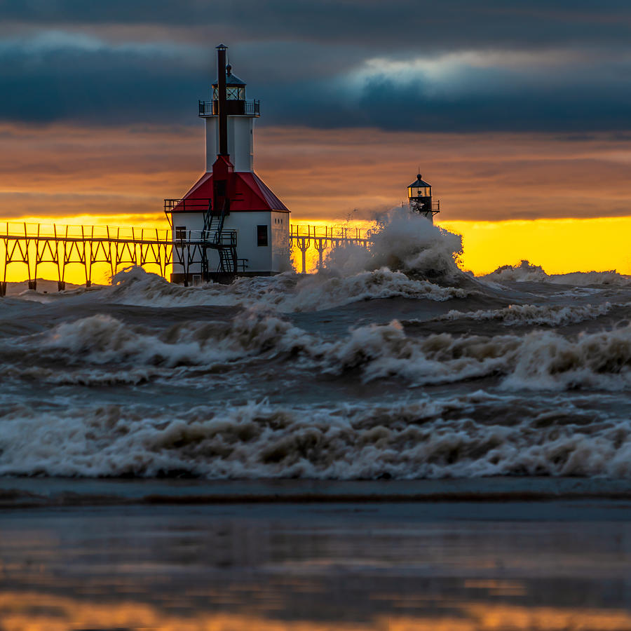 Tiscornia Park Beach St. Joseph MI Photograph by Molly Pate - Pixels