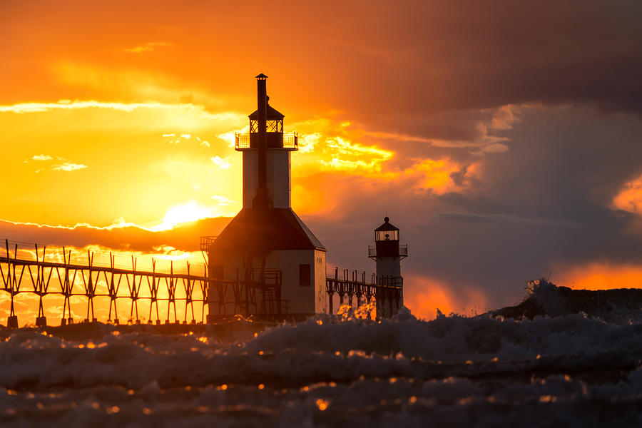 Tiscornia Park Saint Joseph Michigan Photograph by Molly Pate - Pixels