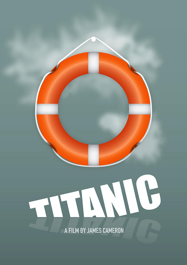 Titanic Digital Art - Titanic - Alternative Movie Poster by Movie Poster Boy