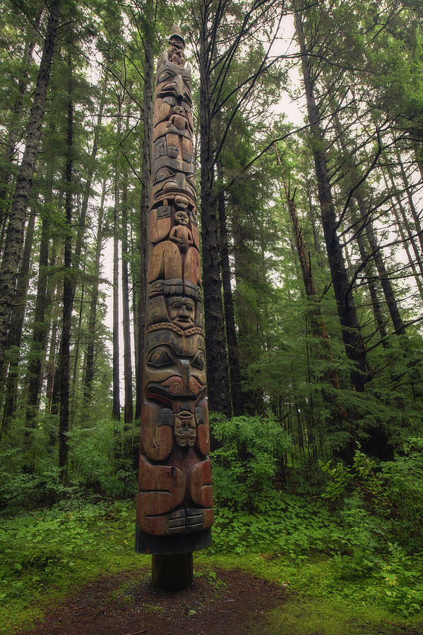 Tlingit Totem Pole #2 Photograph by Robert J Wagner