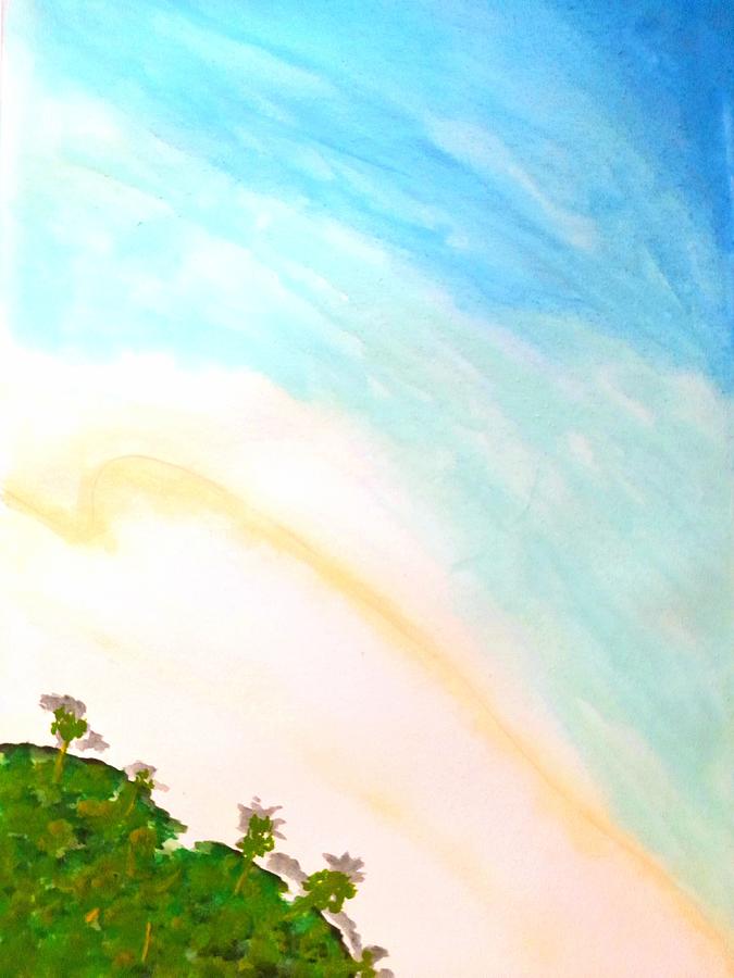 To the beach #1 Painting by Faa shie