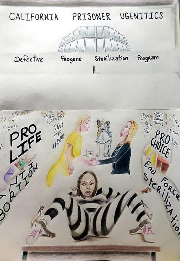 Pro Choice Drawing - Today We Are Sisters #1 by Donald C-Note Hooker