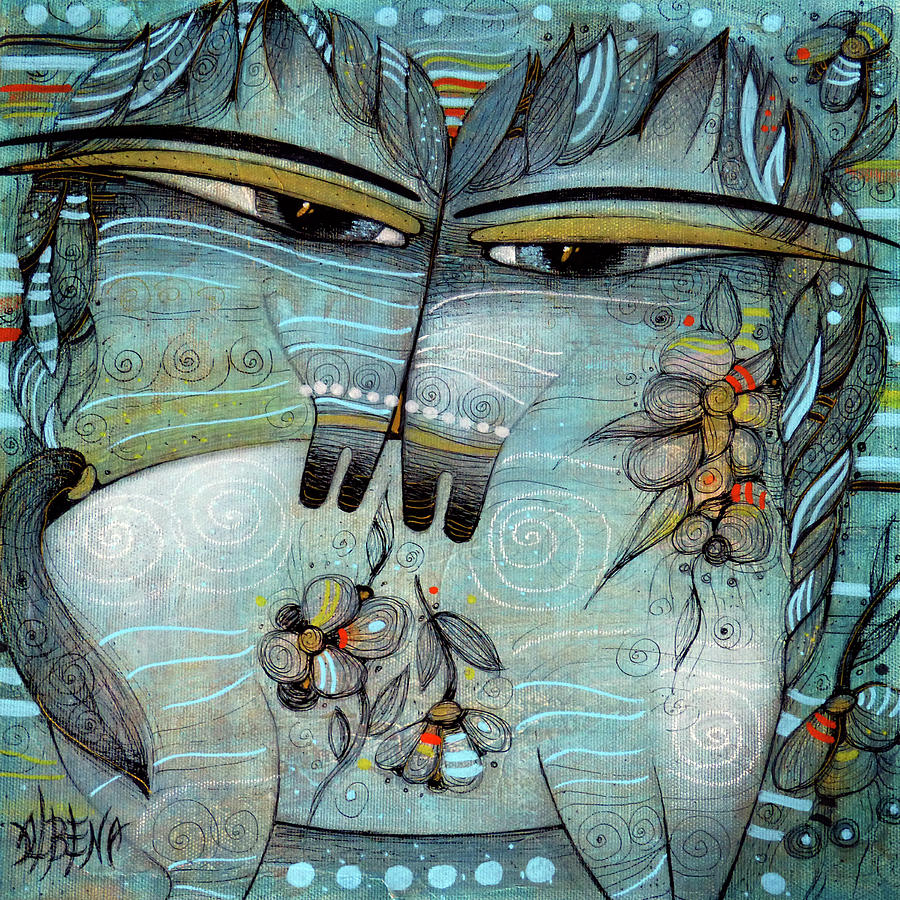 Together #1 Painting by Albena Vatcheva