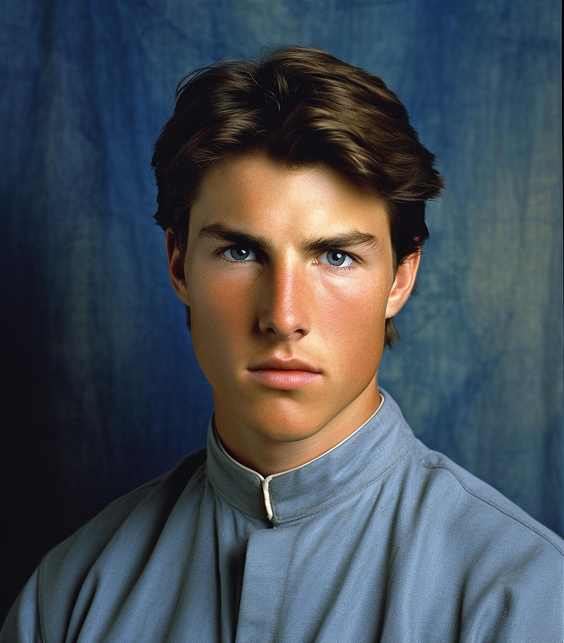 Tom  Cruise  As  High  School  Fashion  Model    By Asar Studios Painting