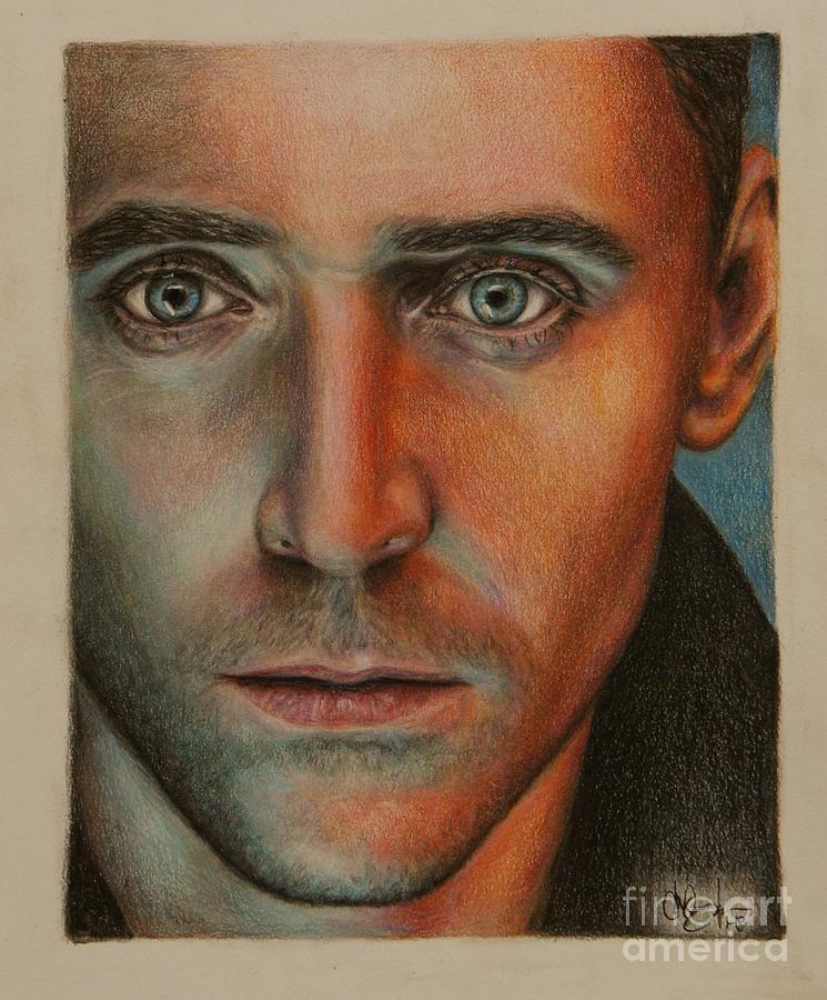 Tom Hiddleston #1 Drawing by Christine Jepsen