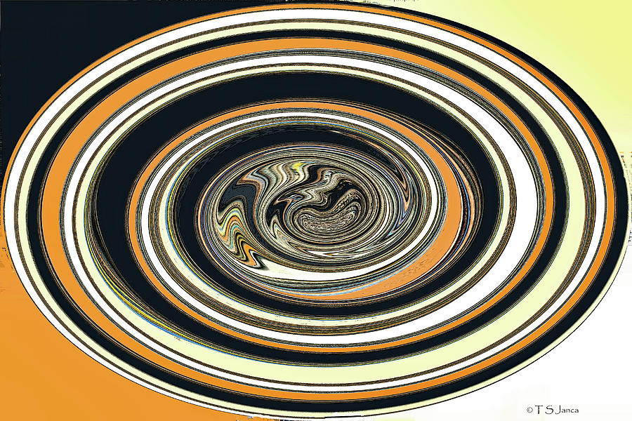 Tom Stanley Janca Color Splat Abstract #0031p12abc #1 Digital Art by Tom Janca