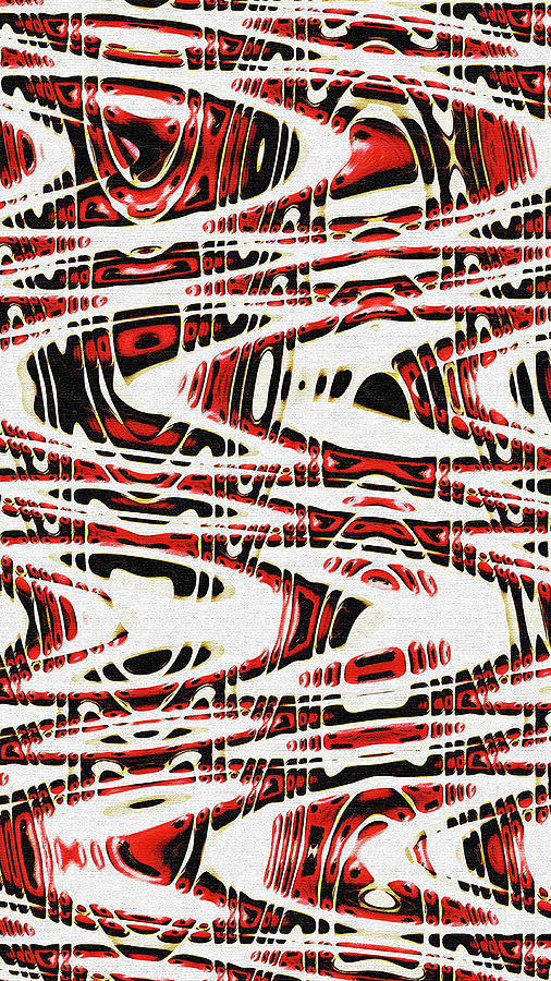 Tom Stanley Janca Pomegranate Abstract #1 Digital Art by Tom Janca