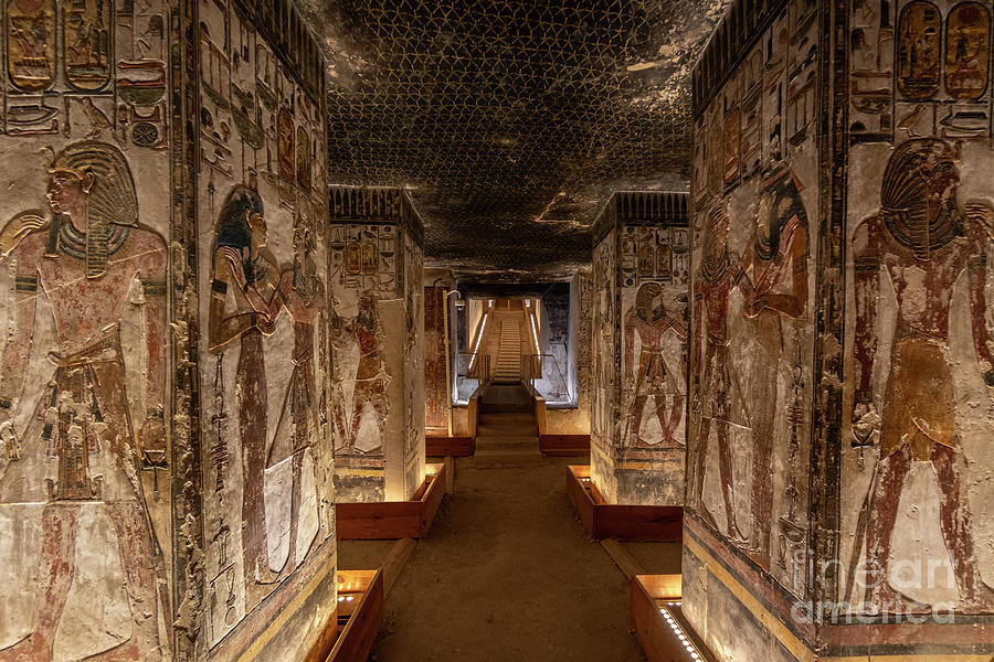 Tomb of Sety I in the valley of King in Egypt #1 Photograph by Didier ...