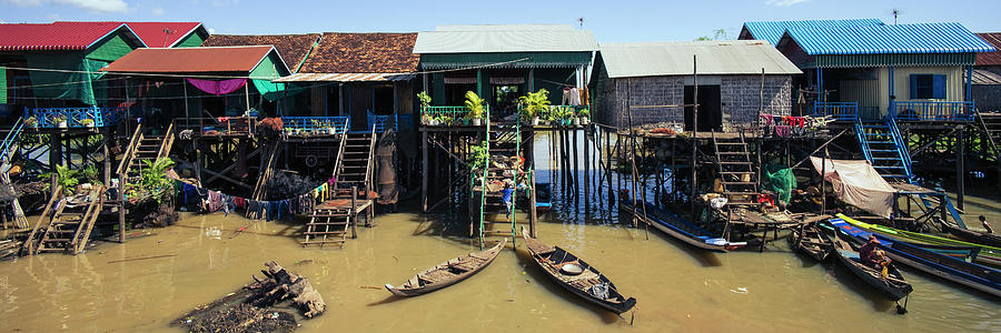 Tonlesap lake cambodia floating village kampong khleang 4 #1 Photograph by Sonny Ryse