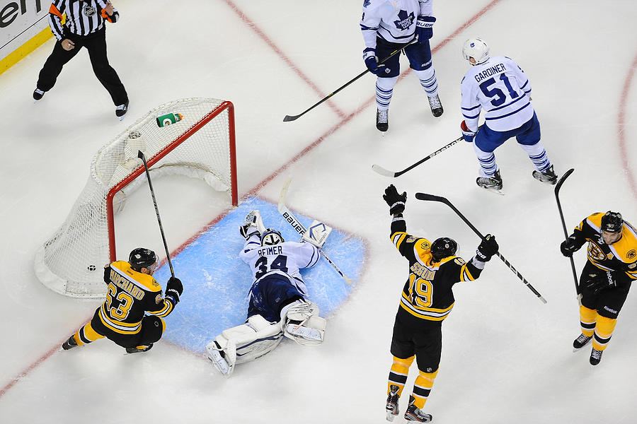 Toronto Maple Leafs v Boston Bruins - Game Seven #1 Photograph by Steve Babineau