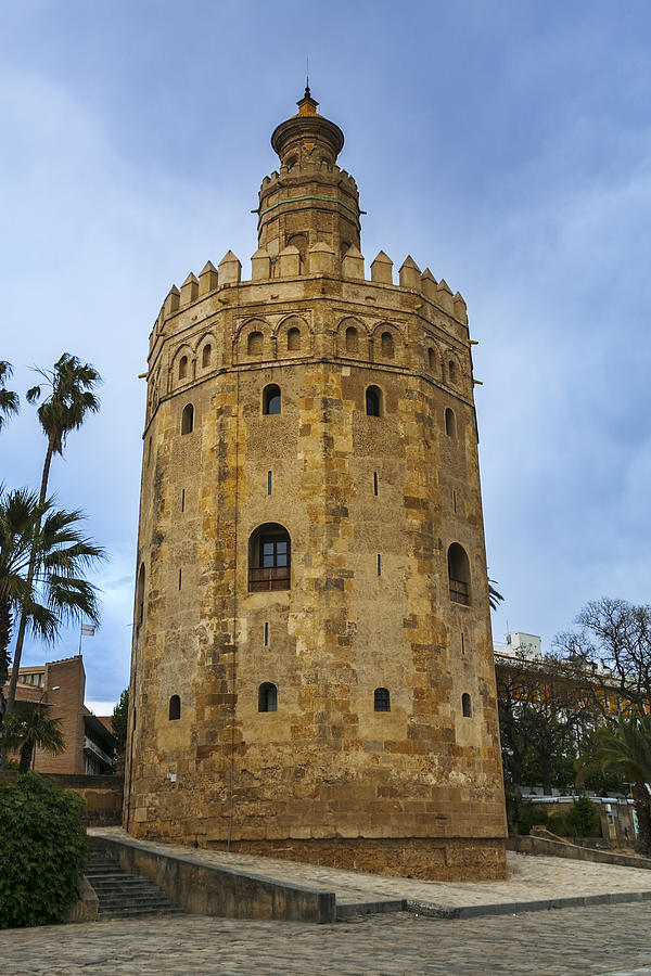 Torre del Oro tower in Seville. #1 Photograph by Gonzalo Azumendi