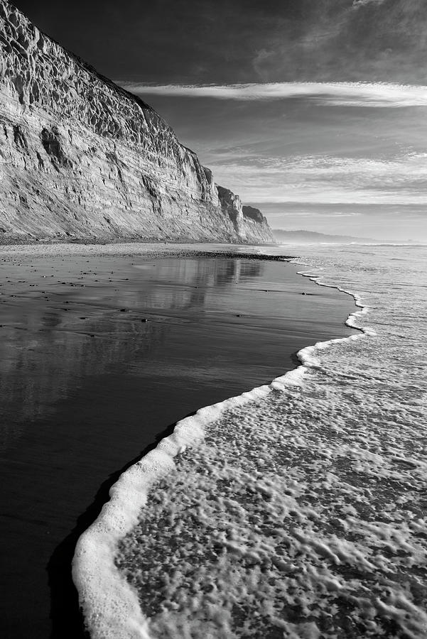 San Diego Photograph - Torrey Pines Shoreline #2 by William Dunigan