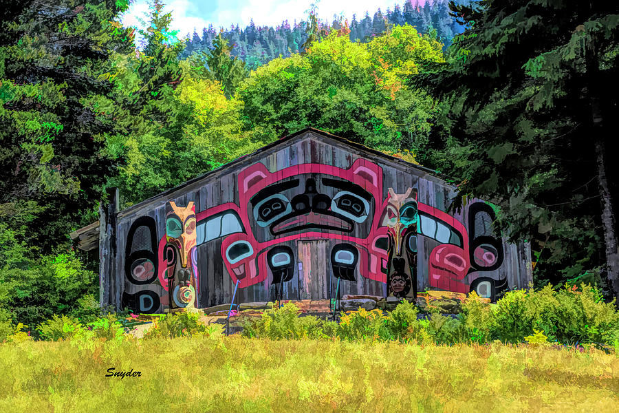 Totem Heritage Center Ketchikan Alaska 44 #1 Photograph by Barbara Snyder