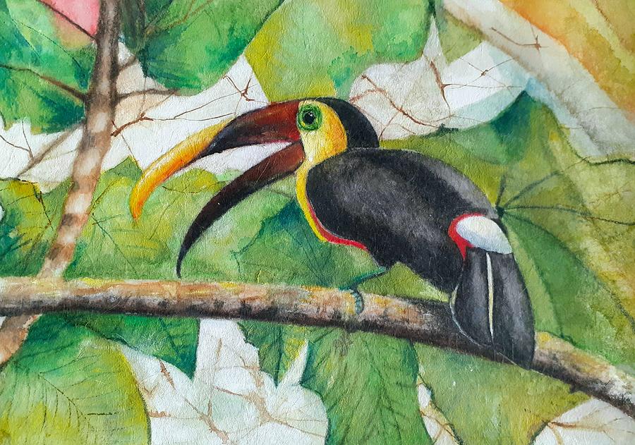 Toucan Painting by Carolina Prieto Moreno