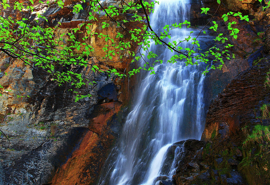 Waterfall Photograph - Touch Of Light #2 by Kadek Susanto