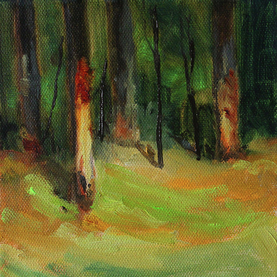 Touch of Light #1 Painting by Nancy Merkle