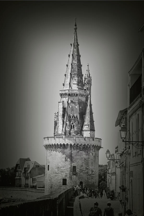 Tour de la Lanterne - Medieval Lighthouse - at La Rochelle, France #2 Photograph by Elaine Teague