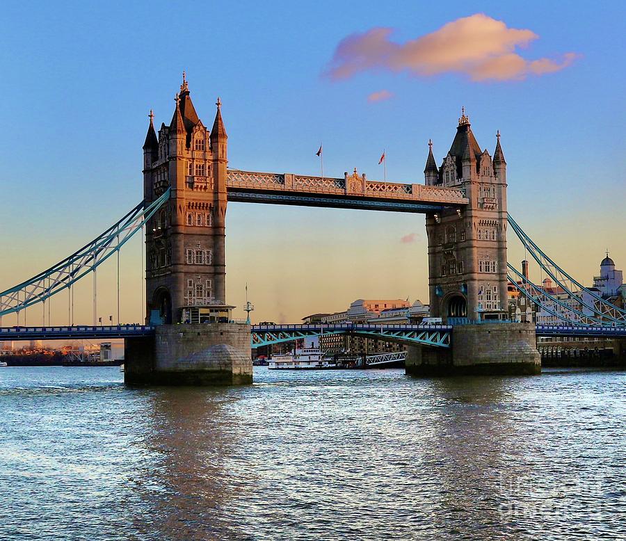 London Photograph - Tower Bridge London #1 by Tony James Williams