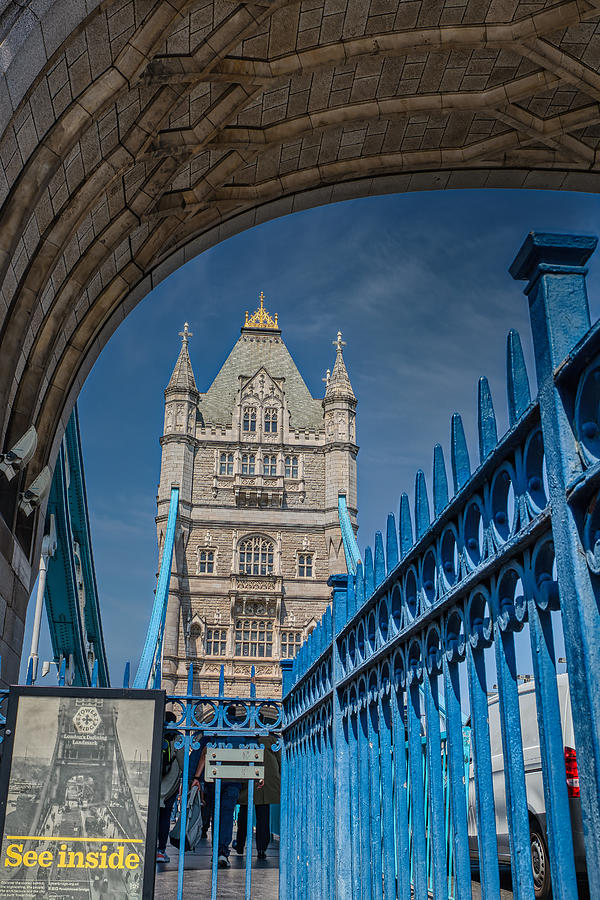 Tower Bridge from St Katharine Docks Photograph by Raymond Hill