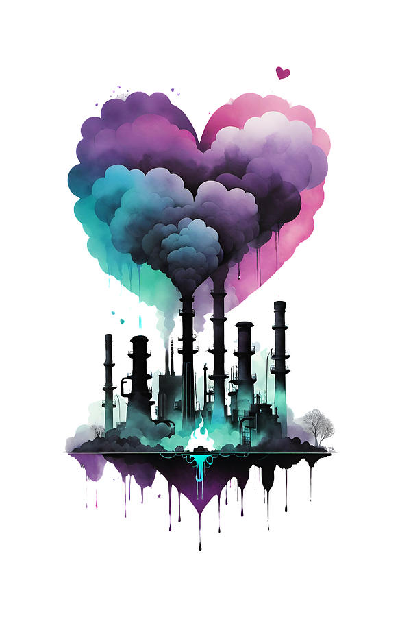 Toxic Heart #1 Digital Art by Stephanie Hollingsworth