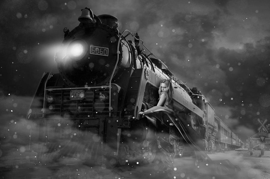 Train Fantasy Mixed Media by Marvin Blaine