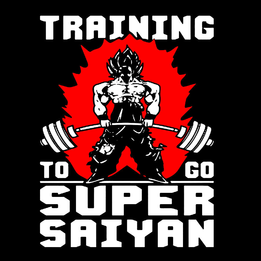 Training to go Super Saiyan Digital Art by Itok hasto Sarwanto