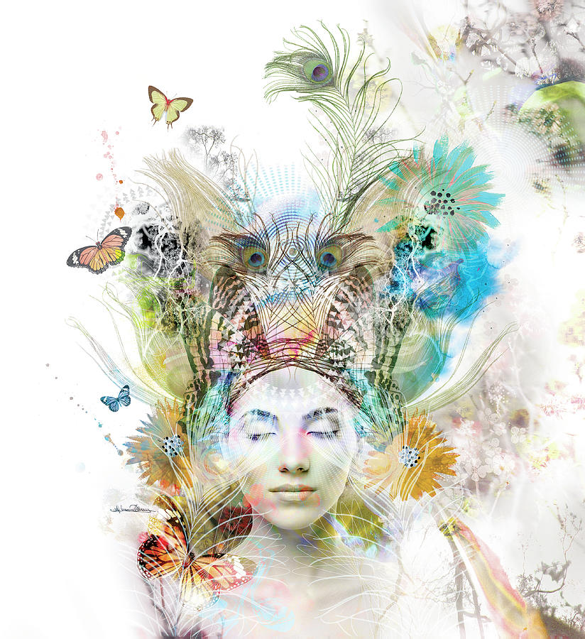 Nature Digital Art - Transcendence by Misprint Art