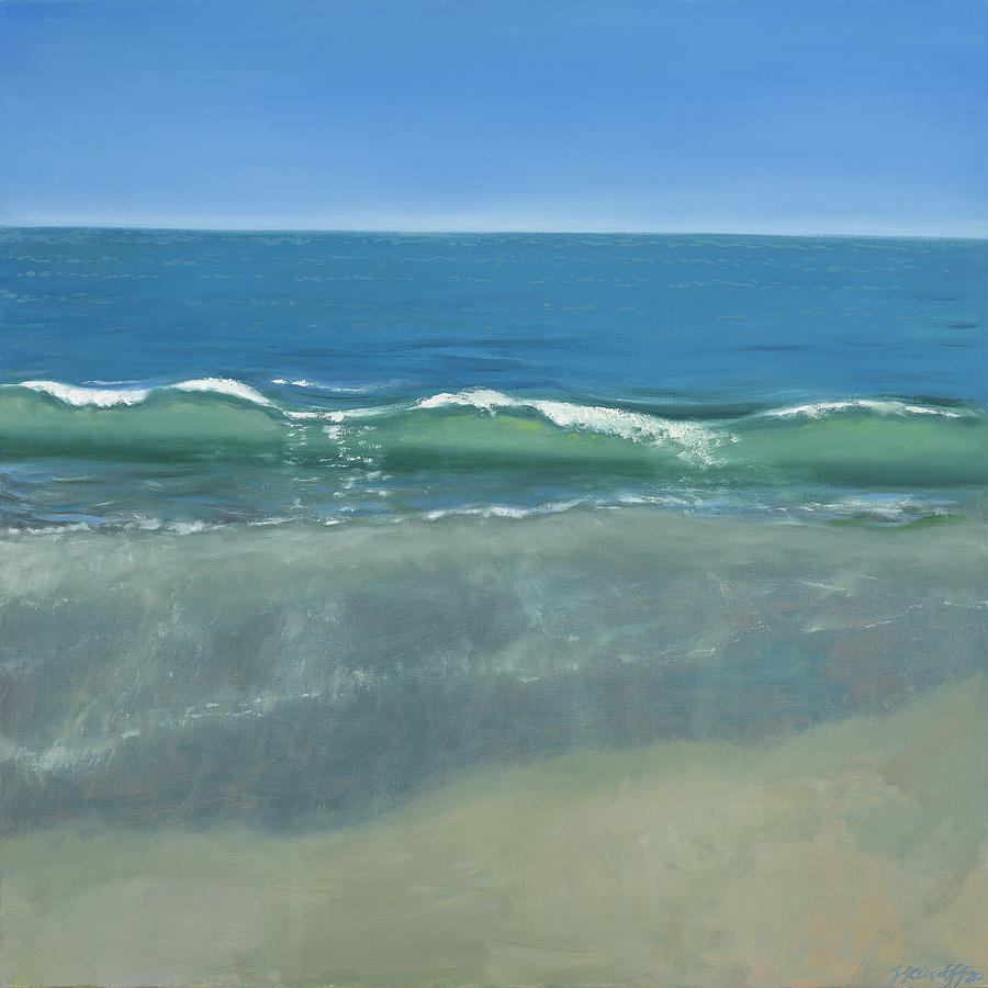 Transparent Wave #1 Painting by Laura Lee Cundiff