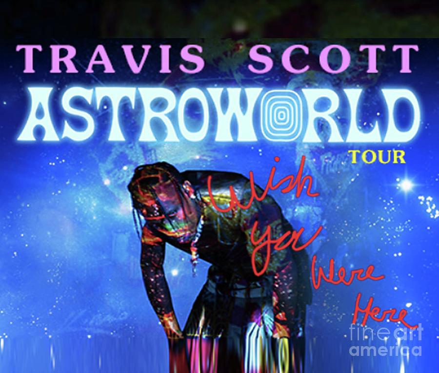 Travis Scott Astroworld Digital Art By Fifiani Putri - Fine Art America