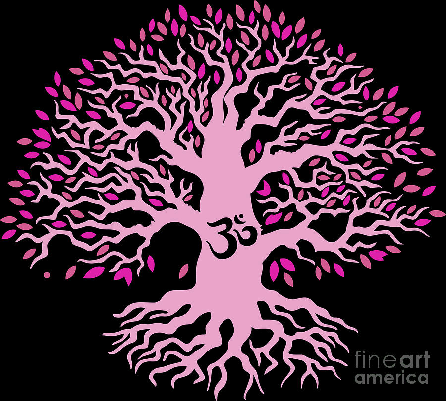 Abstract Digital Art - Tree Of Life Abstract Artistic Gift Idea #1 by Haselshirt