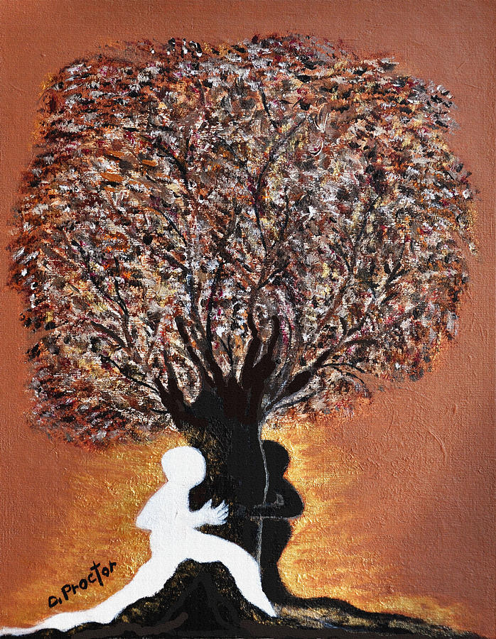Tree Painting - Tree of Life #1 by Donna Proctor