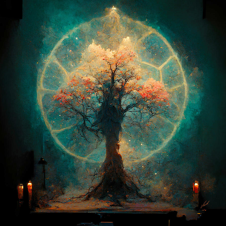 Tree of Life III #1 Painting by Vart