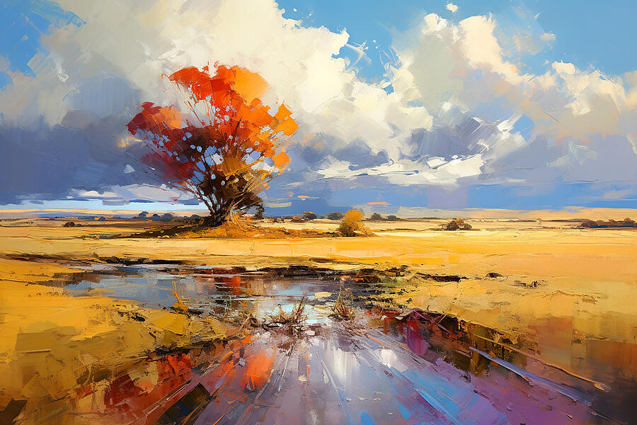 Impressionism Painting - Tree of Life #1 by Matt Black