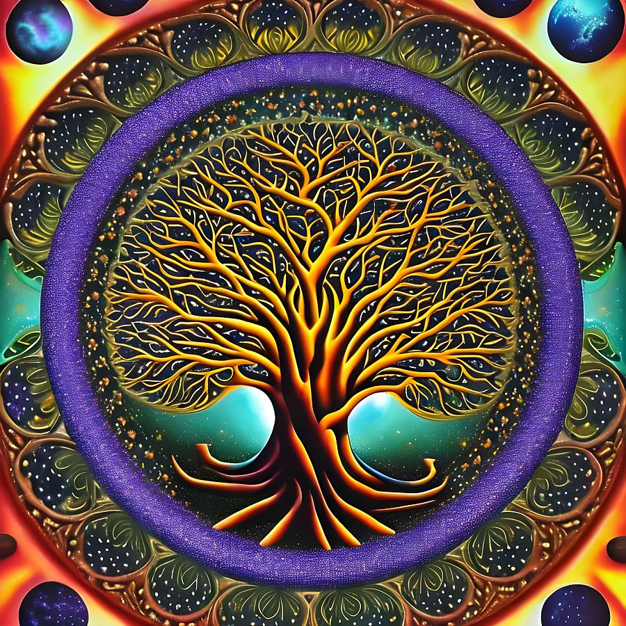 Tree Of Life Digital Art by PsyBorgArt - Fine Art America