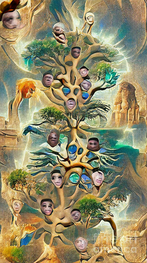 Tree of Life  Painting by Vixenfly Forbes
