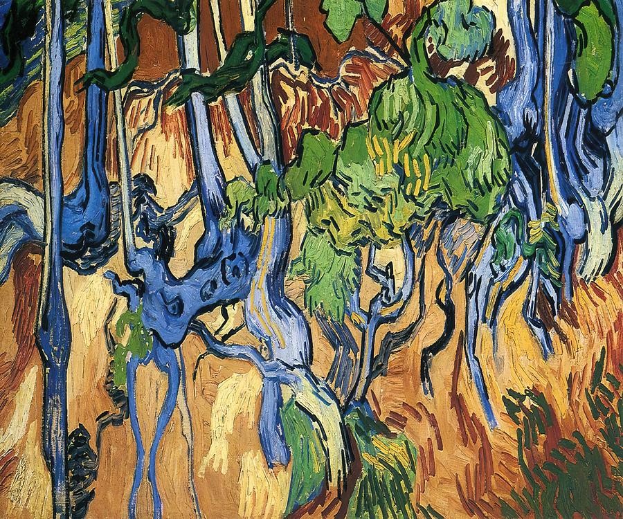 Tree roots - Vincent van Gogh Painting by Vincent van Gogh - Fine Art ...