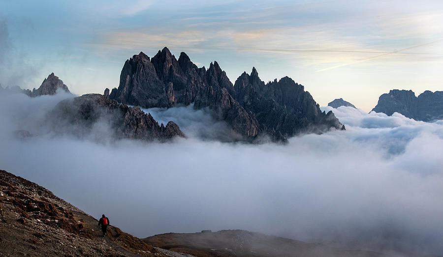 Mountain peaks above the clouds Photograph by Michalakis Ppalis