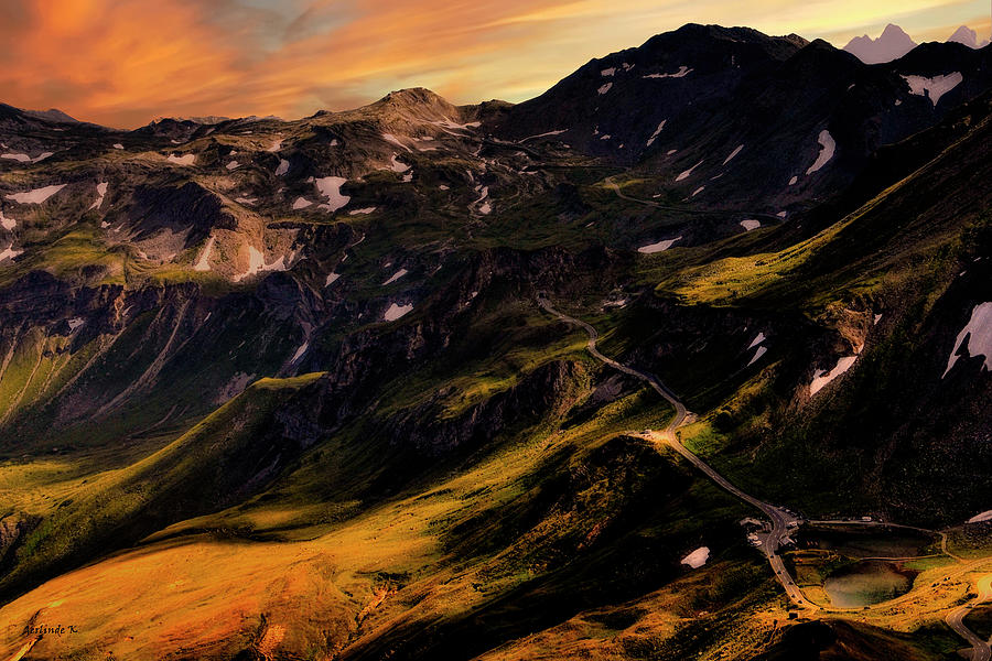 Sunset in Tirol Photograph by Gerlinde Keating