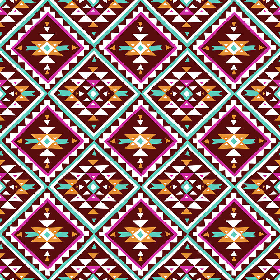 colorful tribal patterns