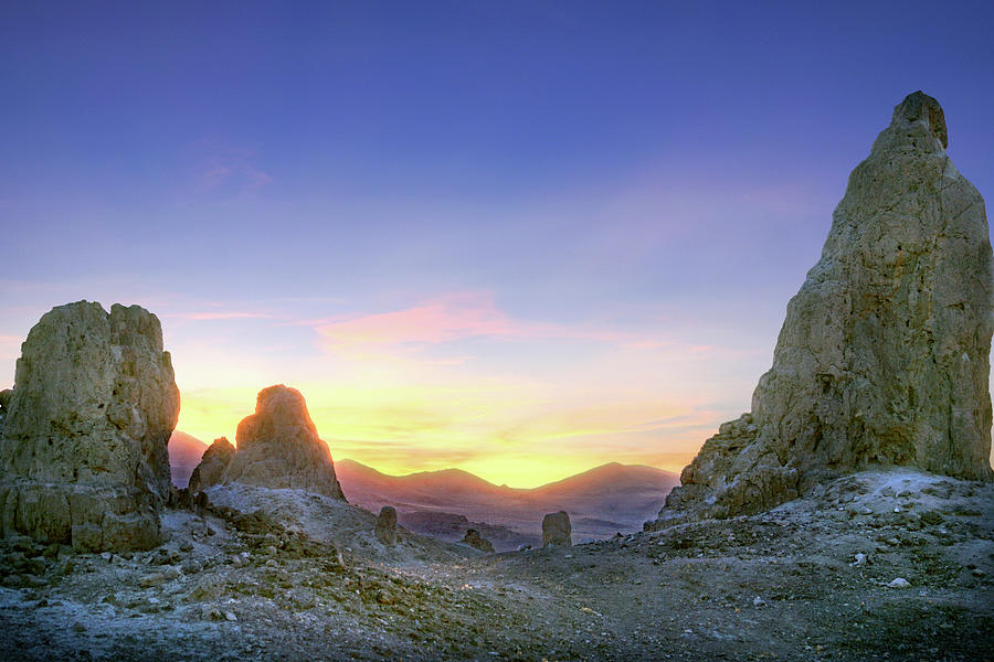 Sunset Photograph - Trona Pinnacles 33 #1 by JustJeffAz Photography