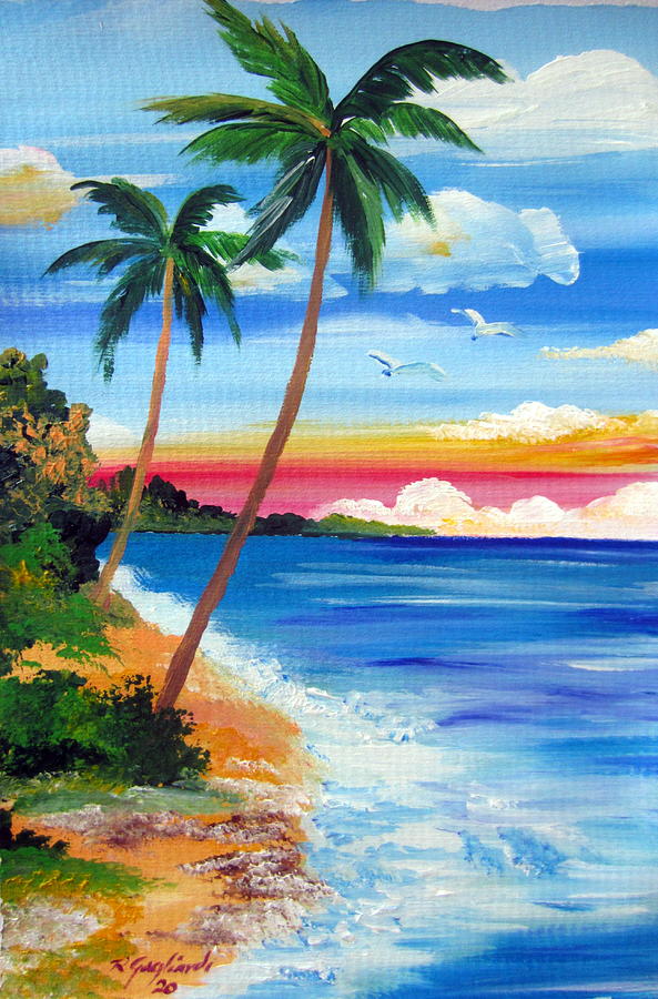 Tropical Paradise #1 Painting by Roberto Gagliardi