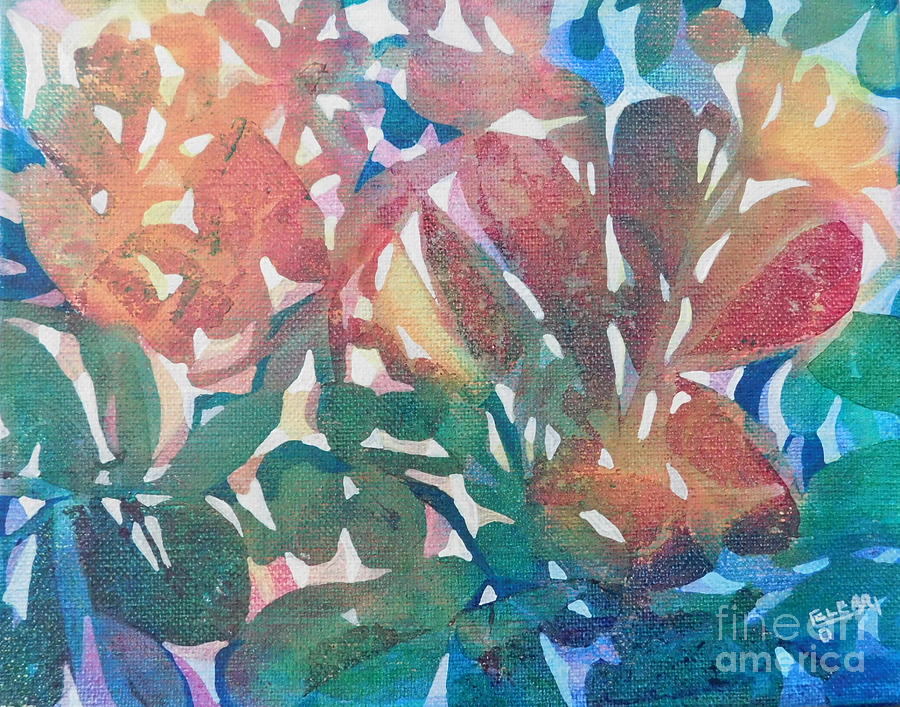 Tropical Tempo #1 Painting by Joan Clear