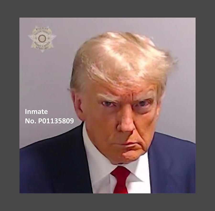 Trump mugshot #1 Photograph by Kim Jacobs - Pixels