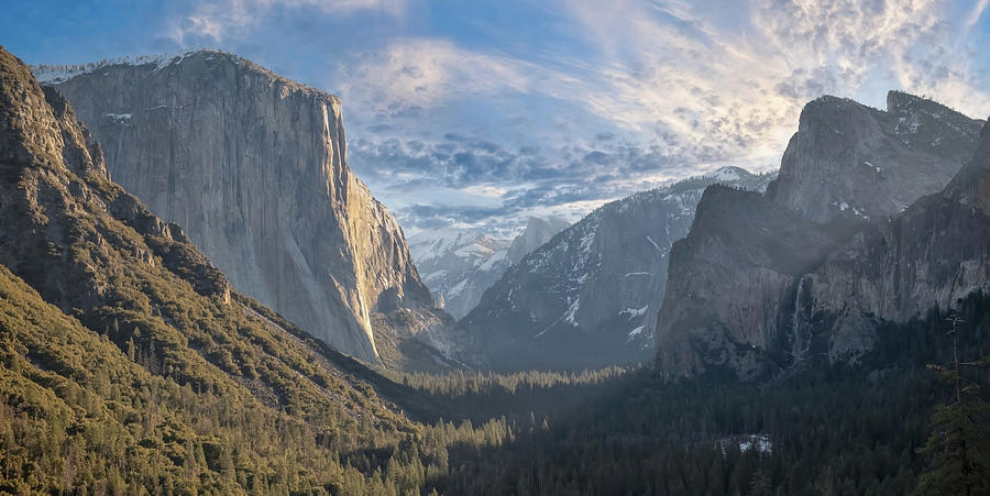Yosemite National Park Photograph - Tunnel View #1 by Steve Berkley