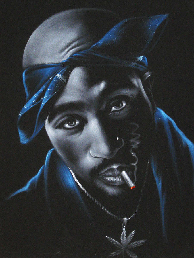 Tijuana Painting - Tupac Shakur #1 by E Felix