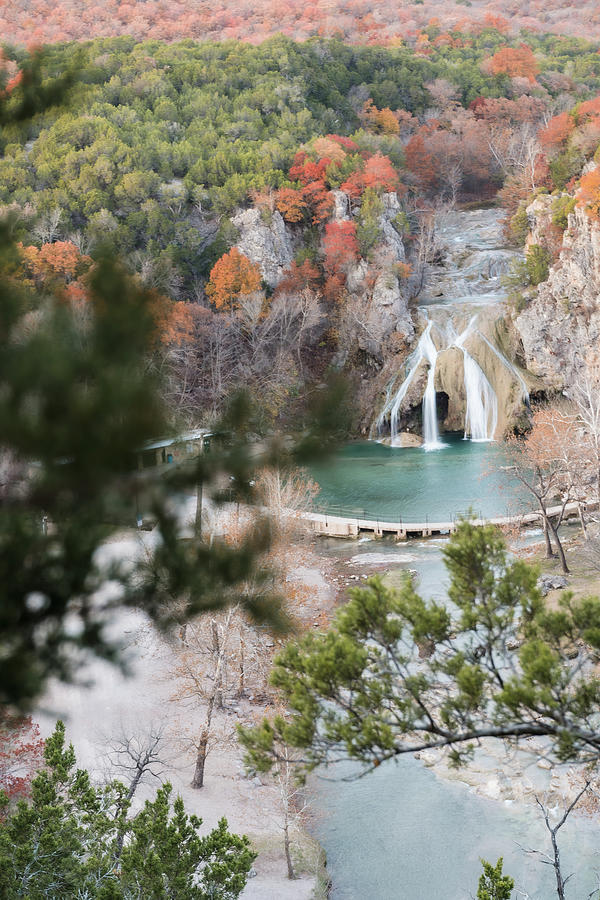 Turner Falls in Autumn #1 Photograph by Iris Greenwell