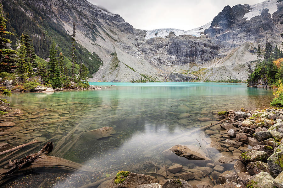 Turquoise lake in the mountains #1 Photograph by Pierre Leclerc Photography
