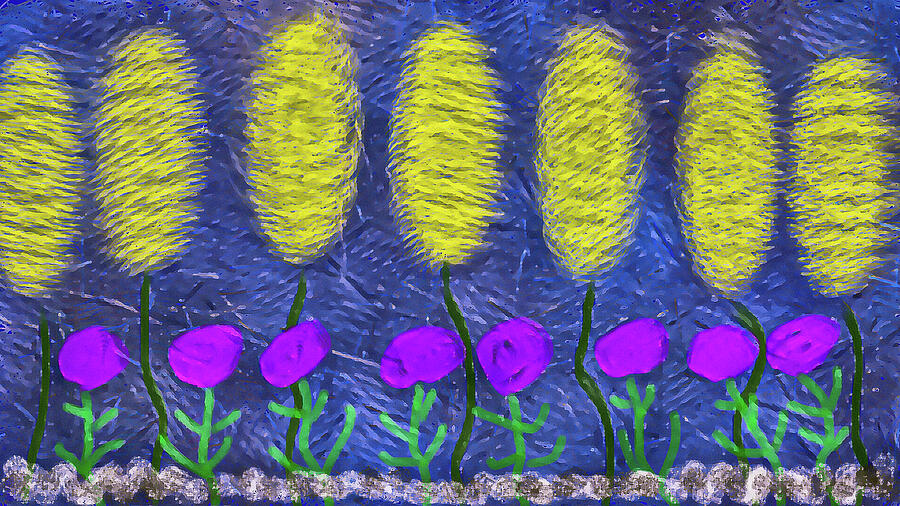 Twilight Blooms Digital Art by Deb Beausoleil Twilight Blooms Digital Art by Deb Beausoleil